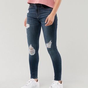 Hollister high rise super skinny jeans